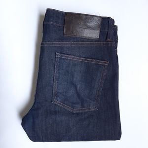 Naked & Famous size 33 Skinny Guy Indigo Power Stretch jeans